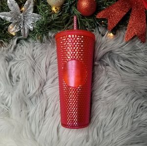 NEW STARBUCKS 2019 Neon Pink Studded Tumbler